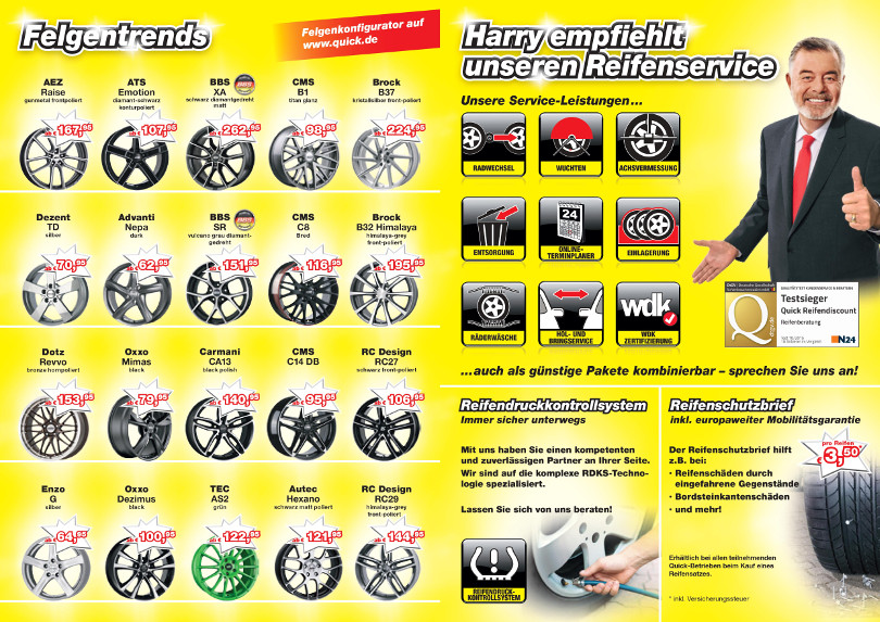 Harry Wijnvoord - Quick Reifendiscount – „Reifenservice“